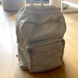 Light grey Baggu Backpack